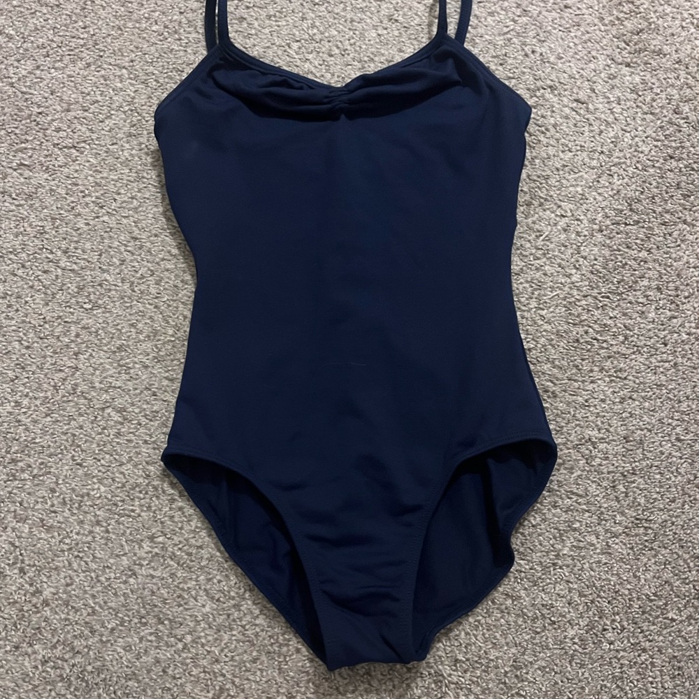 Kids Navy Blue One Piece Leotard
